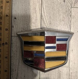 Cadillac Emblem with Multicolor Design